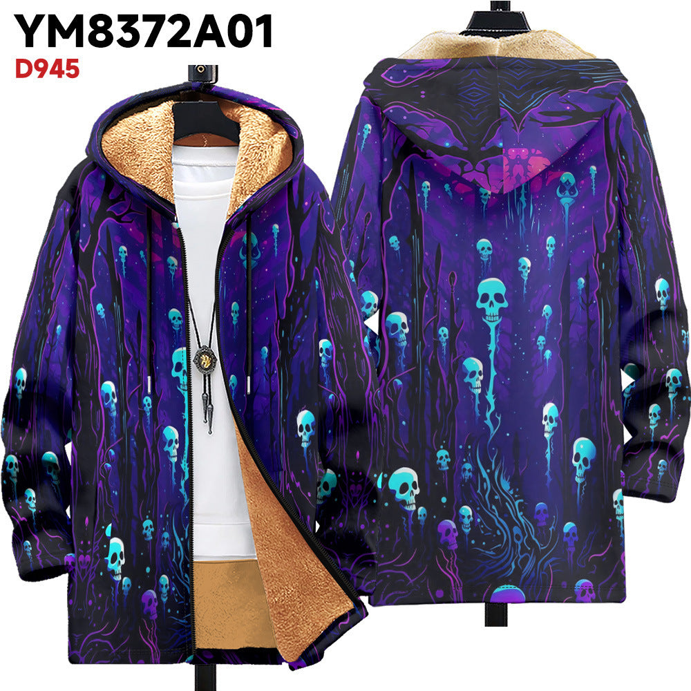 New Zipper Hooded Cardigan Cotton-padded Jacket