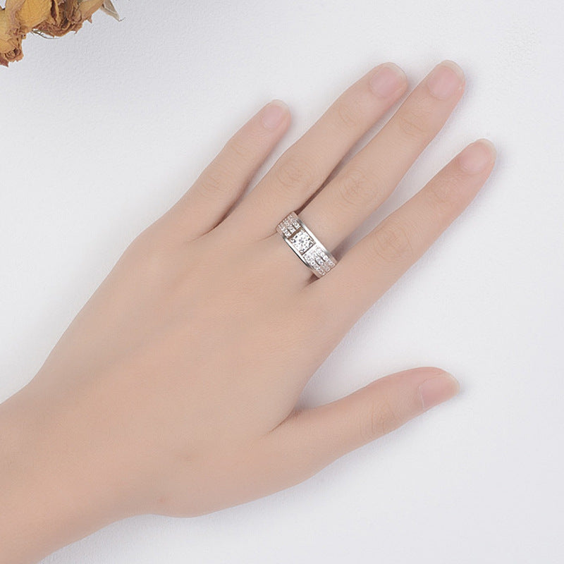 Moissanite Fashion Men's  Ring - Urban Stylez Outlet 