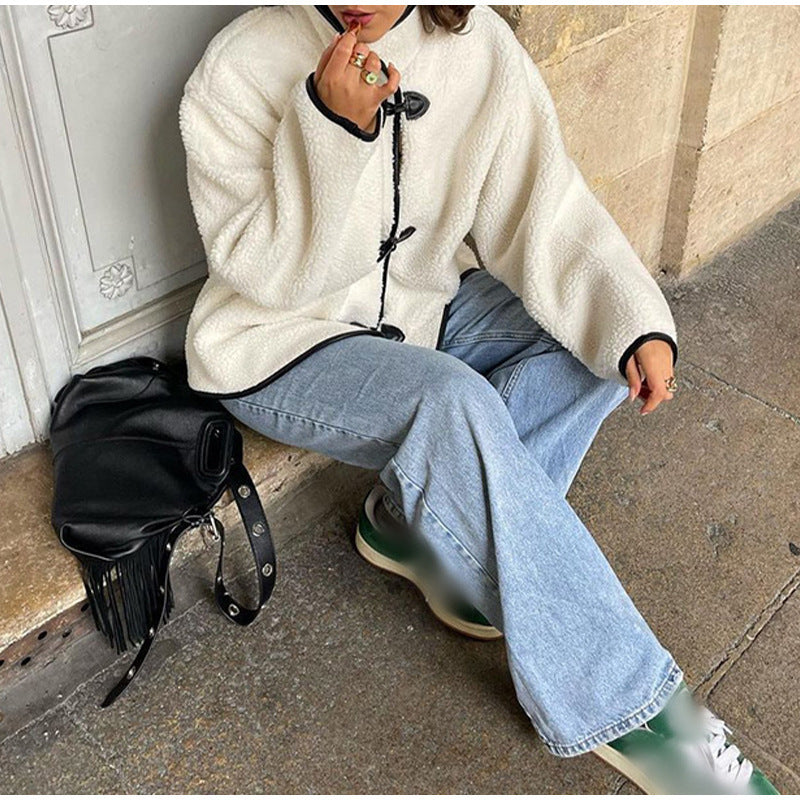 Women's Autumn And Winter Single-breasted Warm Jacket