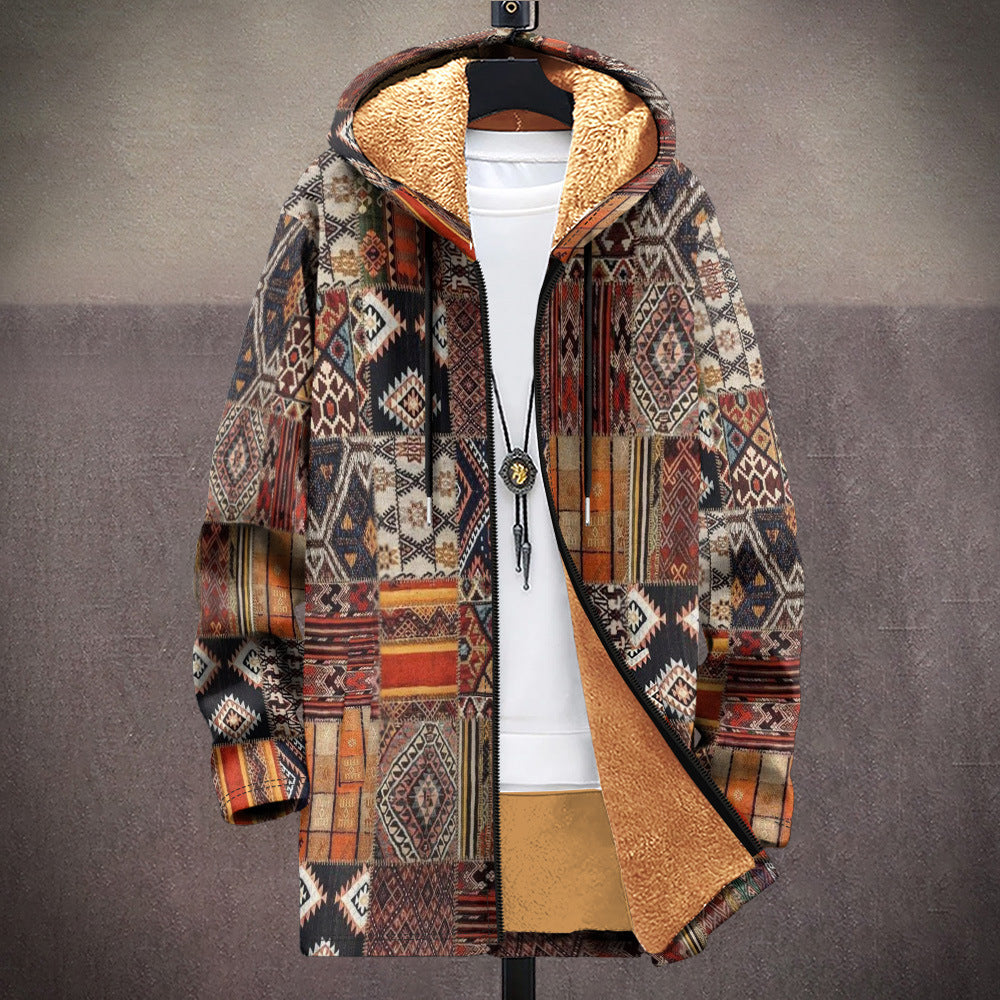 New Zipper Hooded Cardigan Cotton-padded Jacket