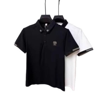 Lapel Short-sleeved T-shirt Versatile Polo Shirt Men