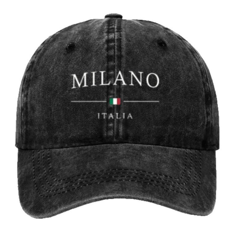 Printed Baseball Cap Vintage Casual Sun-proof Hot Soft Top