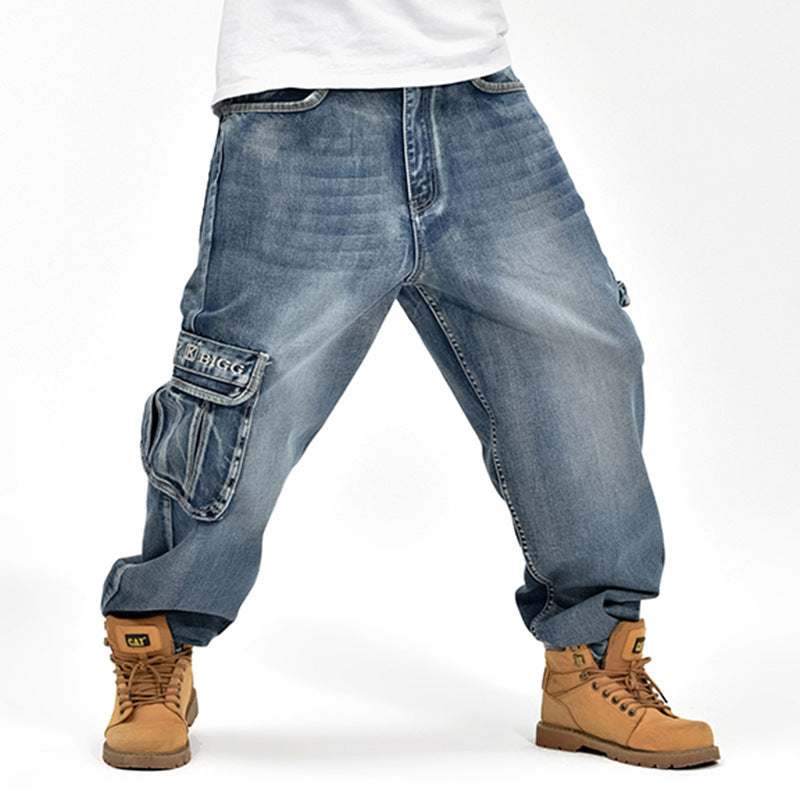 Loose Plus Size Hip Hop Plus Size Skateboarding Pants