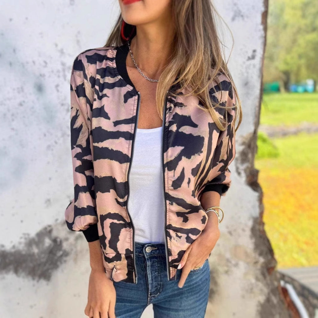 Women's Drawstring Thin Section Zipper Jacket