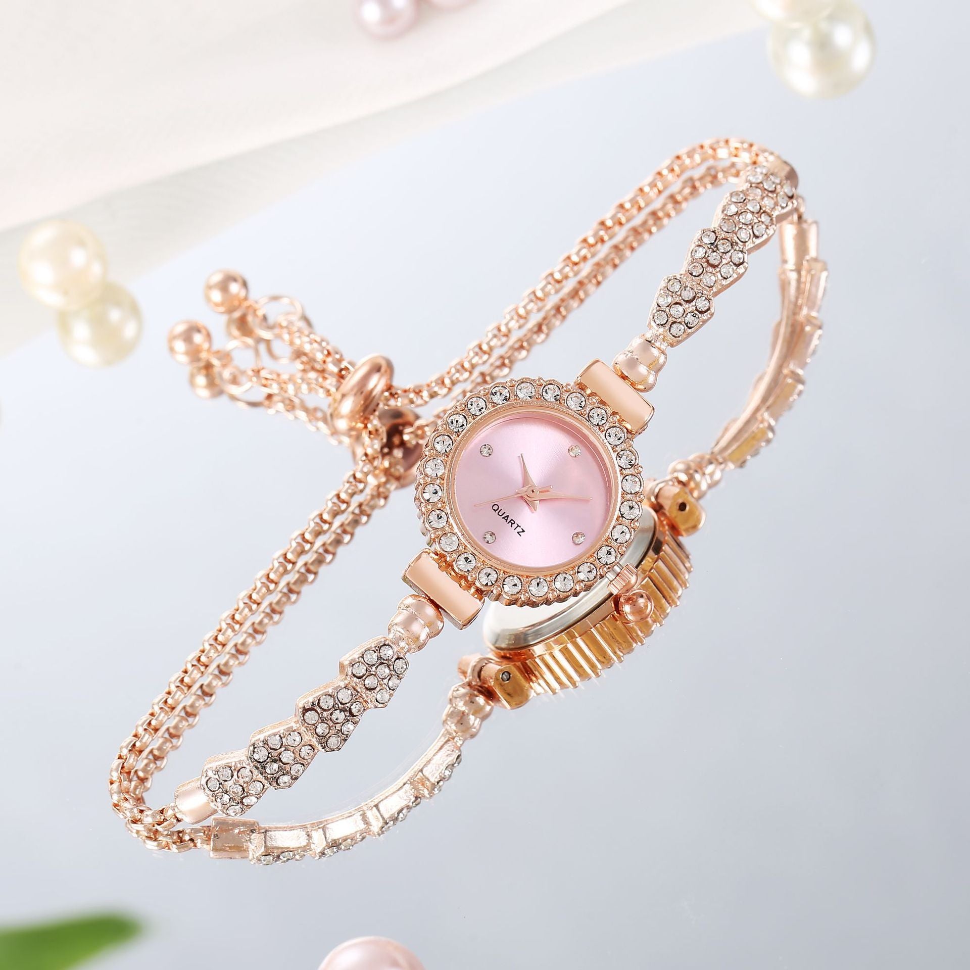 Luxury Women's Watch Gold Fine Strap For Bracelet Relojes Jewelry