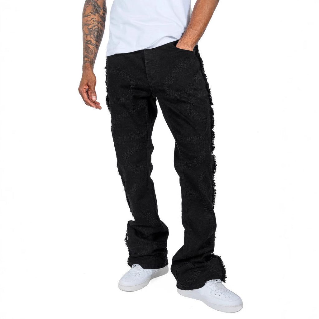 Men's Slightly Stretch Embroidered Jeans