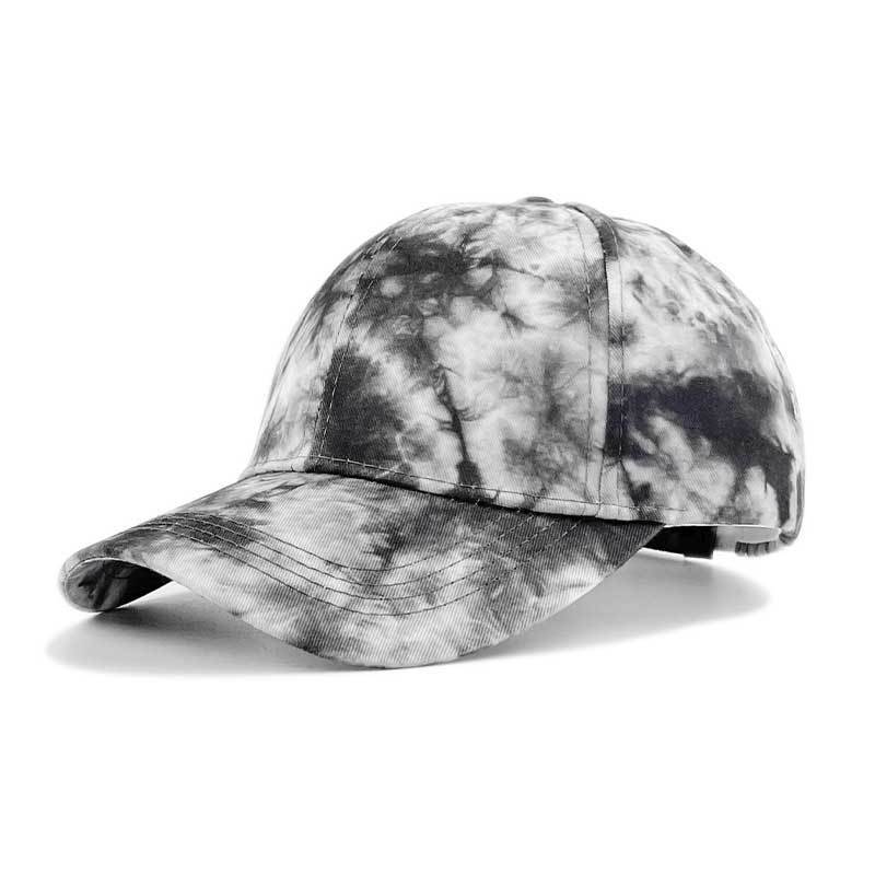 Printed Color Blocked Graffiti Duckbill Cap