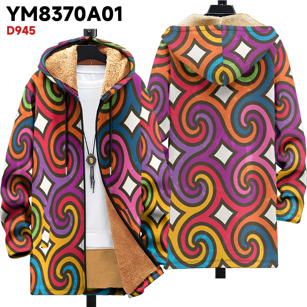 New Zipper Hooded Cardigan Cotton-padded Jacket