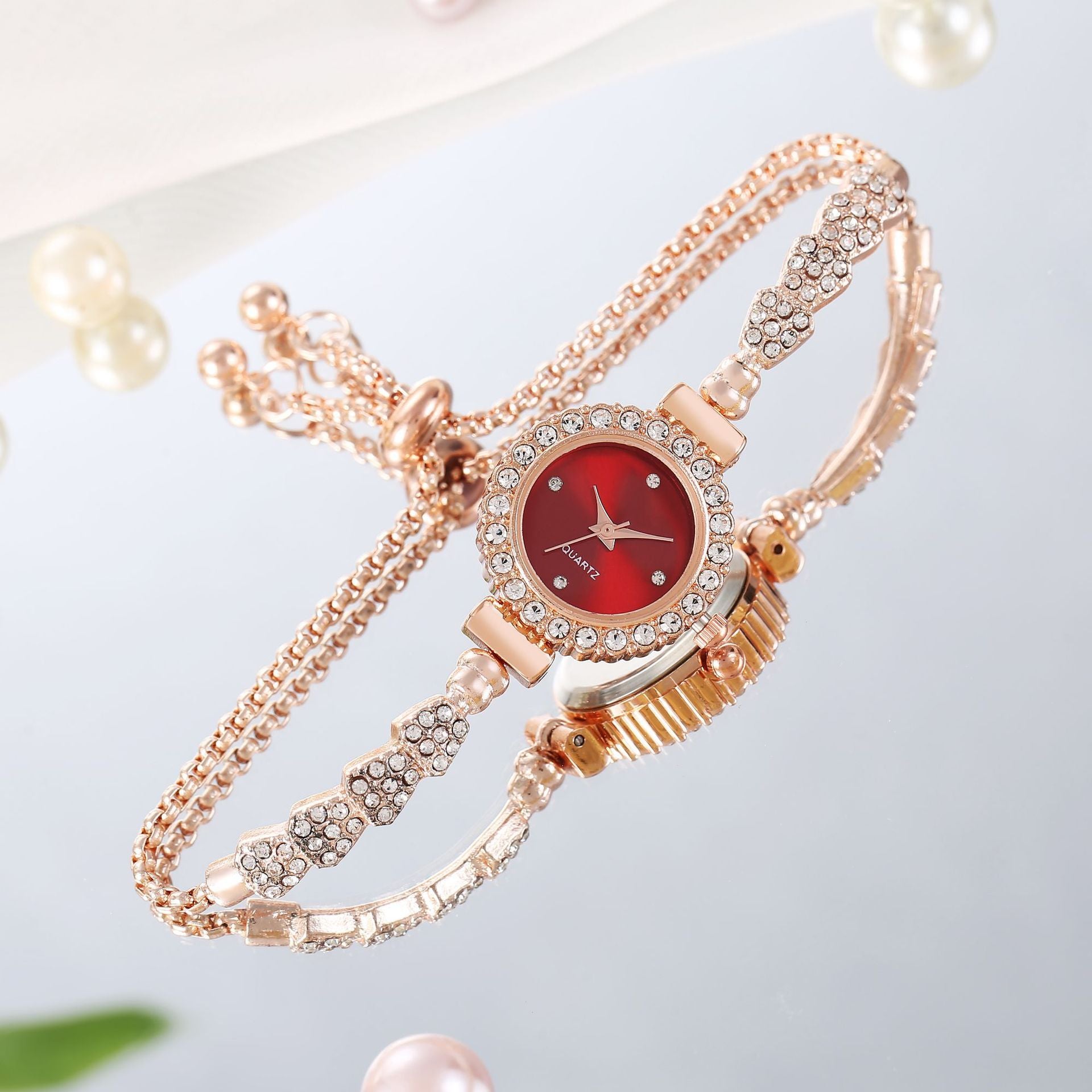 Luxury Women's Watch Gold Fine Strap For Bracelet Relojes Jewelry