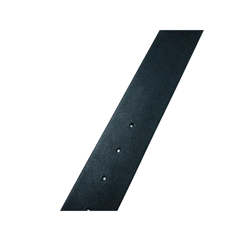 Black PU Leather Simple All-match Metal Buckle Belt