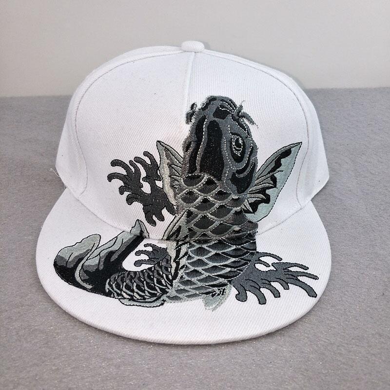 Adjustable Crane Embroidered Baseball Hat