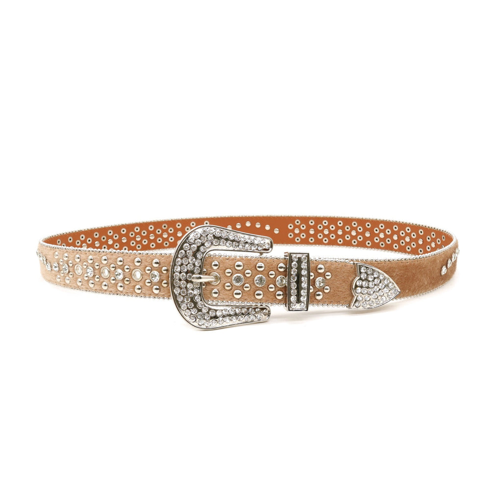 Fashion Personality Rhinestone Men's Belt Handmade