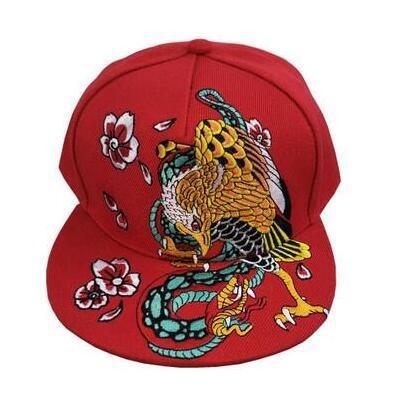 Adjustable Crane Embroidered Baseball Hat