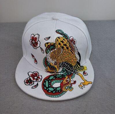 Adjustable Crane Embroidered Baseball Hat