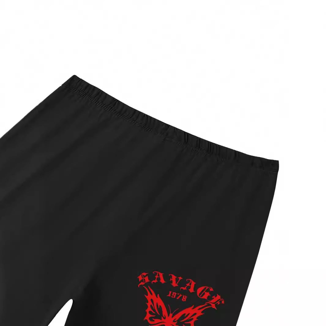 Savage Not Average Butterfly Graphic T-Shirts