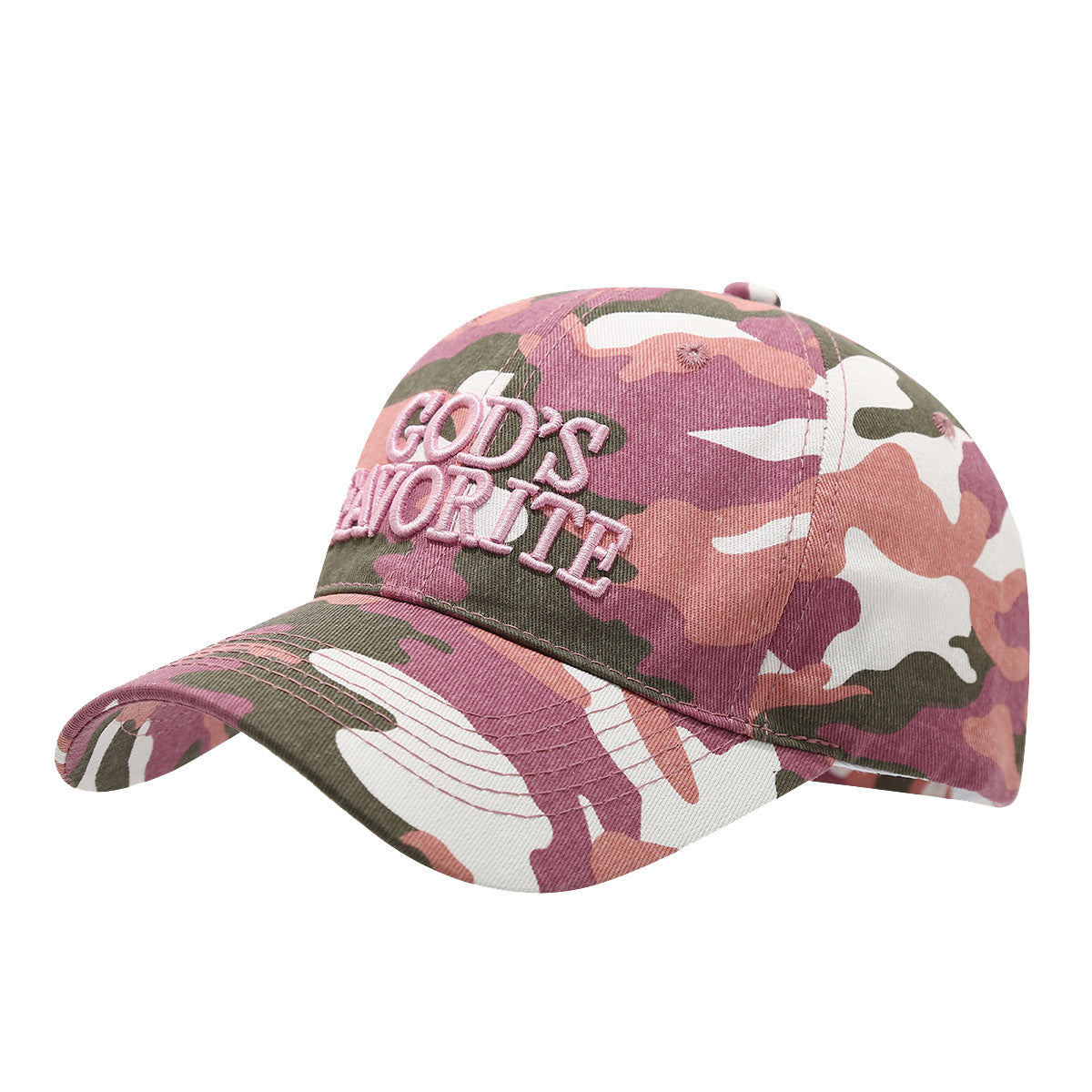 Retro Baseball Cap Outdoor Jungle Camouflage Distressed