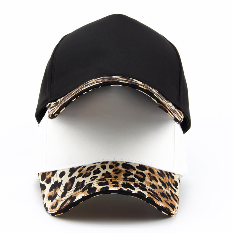 Women Leopard Print Baseball Cap